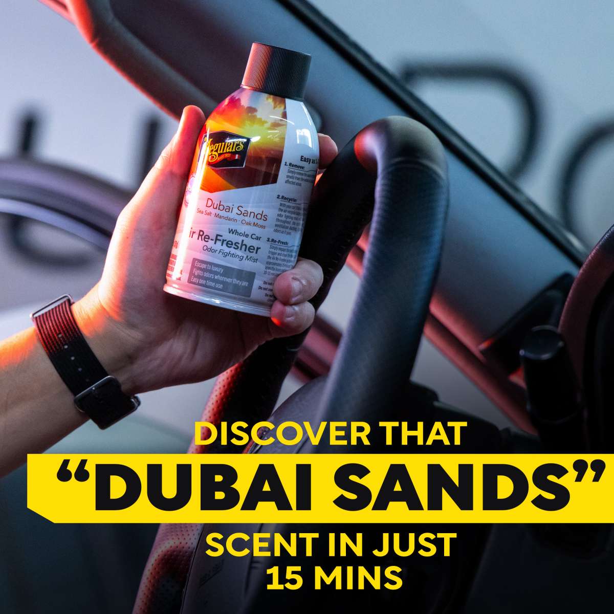  Meguiar's Whole Car Air Re-Fresher Odor Elimiator - Dubai Sands